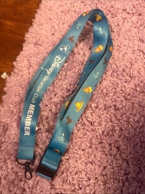 Disney Vacation Club Member Lanyard featuring Disney snacks